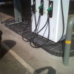 Pump Island Tiling installation