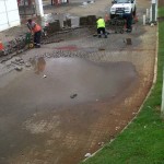 Tiling work