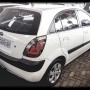 KIA RIO 1.4 WHITE 2009 YBC383GP REAR