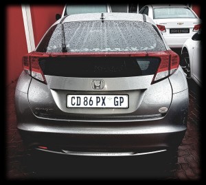 Honda Civic 1.8 executive silver 2012 rear