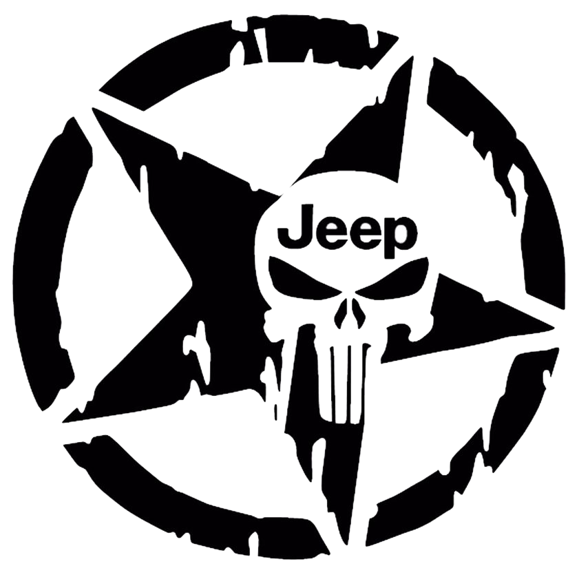 star-scull-jeep-decal