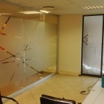 window sandblasting