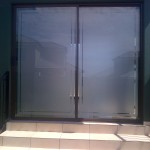 window sandblasting