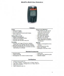 Multi-Gas Detectors
