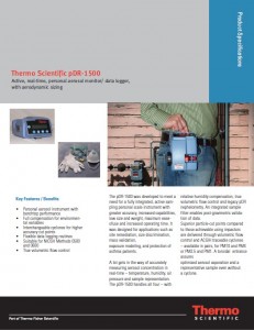 Thermo pDR-1500_Datasheet_0108
