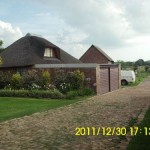 Thatch House with Garage