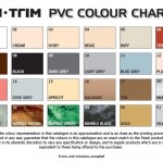 PVC EDGE TRIMS  COLOUR CHART