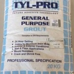 GENERAL PURPOSE GROUT AVAILABLE IN VARIOUS COLOURS 20KG BAGS