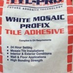 WHITE MOSAIC PROFIX TILE ADHESIVE