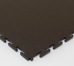 Leather Lock Floors  4mm x 500mm x 500mm weighs 4.73kg per/m2  5mm x 500mm x 500mm weighs 6.3kg per/m2  6mm x 500mm x 500mm weighs 7.3kg per/m2  Give your floors the rich and textured look of leather with the versatility and durability of our interlocking floor tiles.