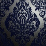 Grace Dark Blue Wallpaper GRA00031