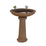 Bird-Bath-Rust-Short-Base