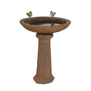 Bird-Bath-Rust-Short-Base